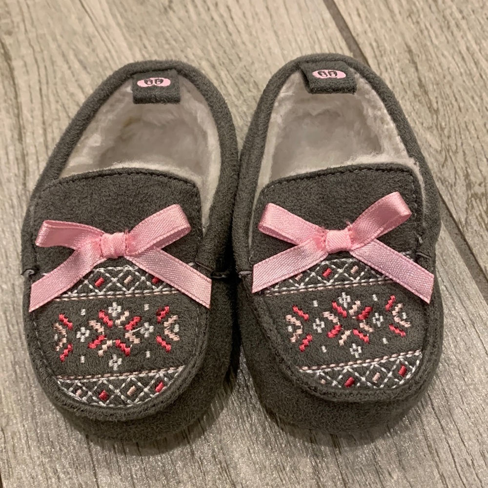 Baby Girl Stepping Stone Soft Sole Moccasin